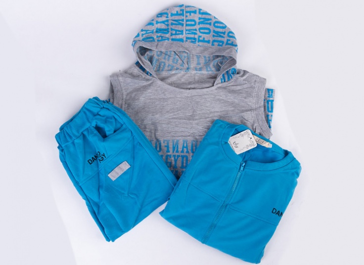 ست سه تکه لباس دخترانه YCFF