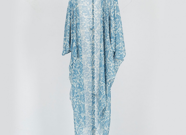 مانتو حریر جلو باز