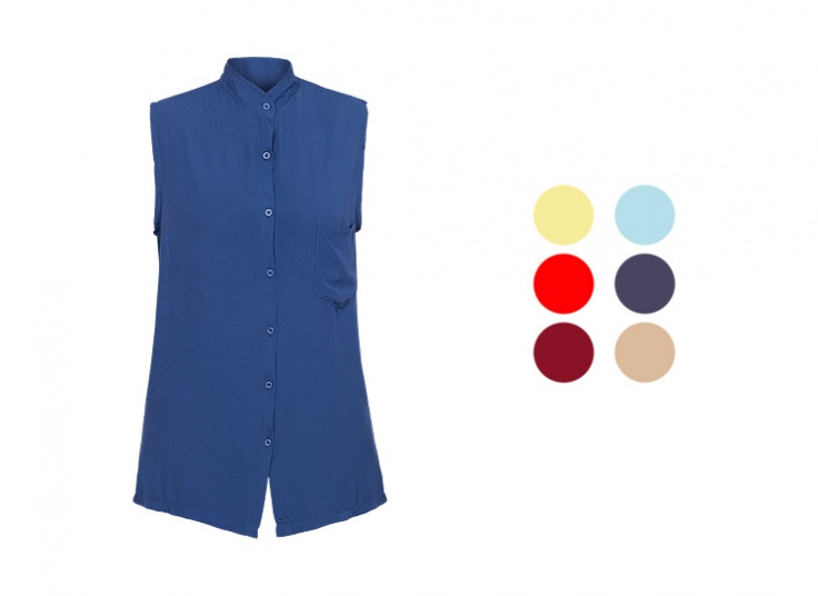 تاپ زنانه تک جیب