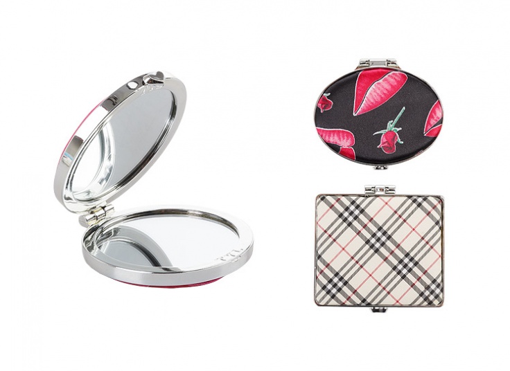 آینه جیبی زوم دار Fabric cover