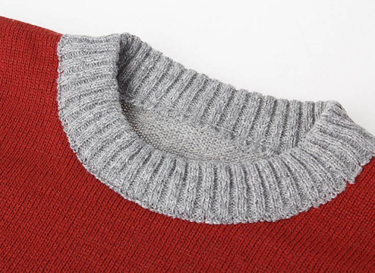 پلیور مردانه یقه گرد طرح Diamond