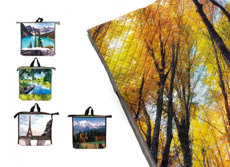 زیر انداز سفری چاپی