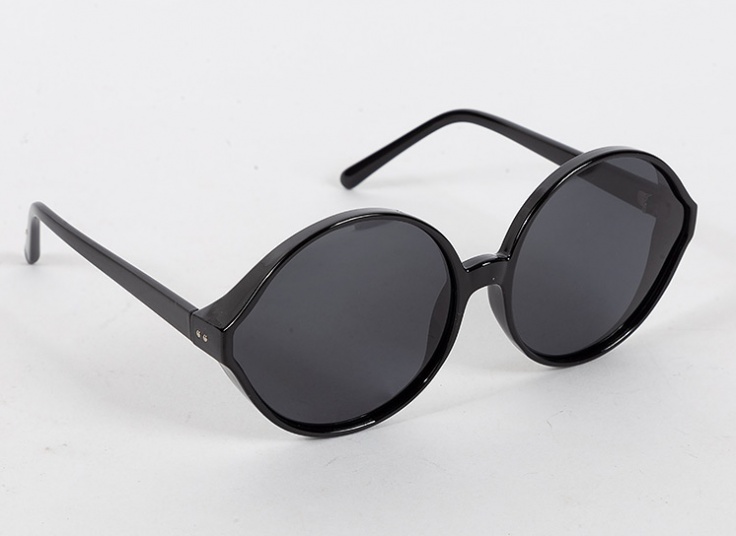 عینک آفتابی فریم گرد بزرگ