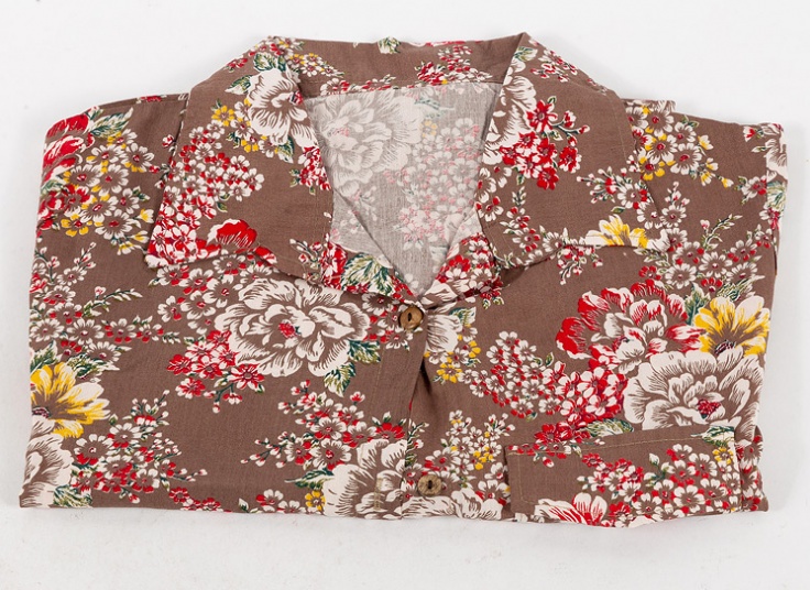 شومیز گره ای گلدار