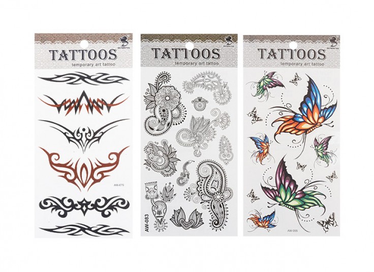 برچسب تاتو موقت