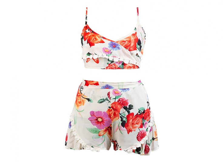 ست تاپ و شورتک زنانه