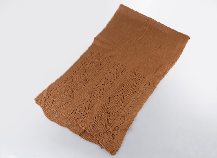 شال بافت زمستانی Knitted Rhombus