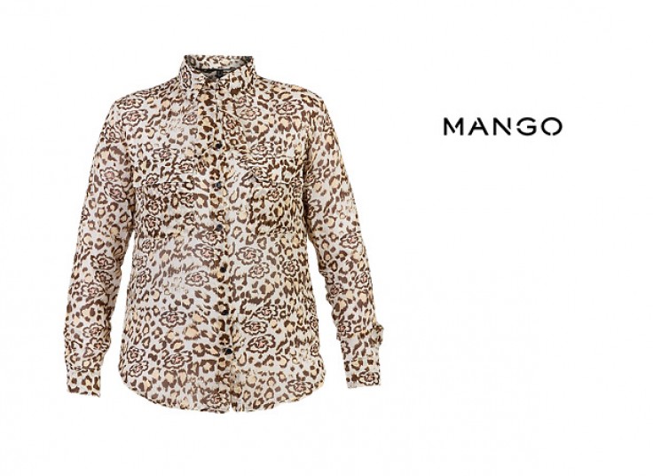 شومیز حریر MANGO