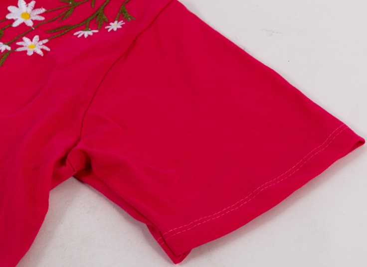 تیشرت زنانه گلدوزی طرح Spring