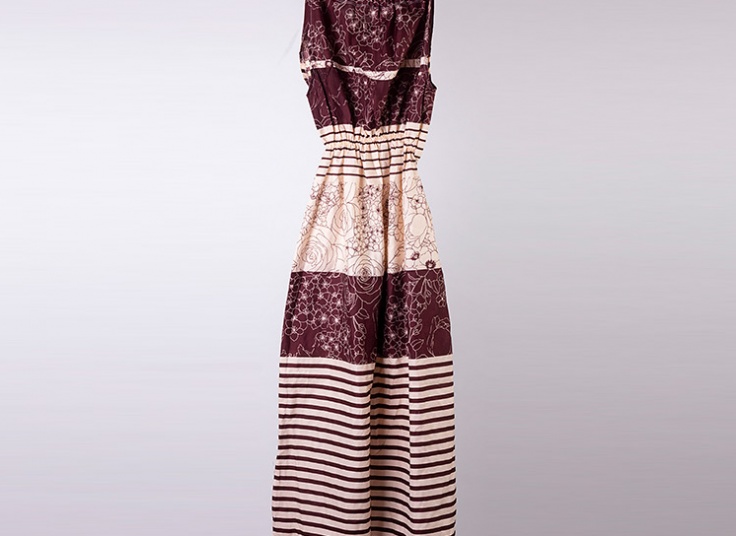 پیراهن ساحلی طرحدار زنانه