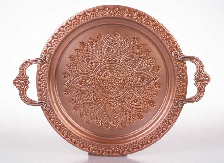 سینی فلزی طرح برجسته