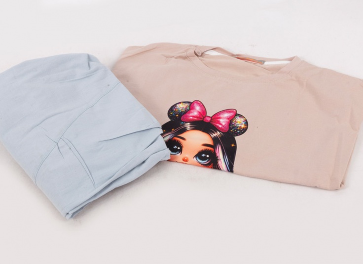 ست کراپ شلوار دخترانه JAAGO