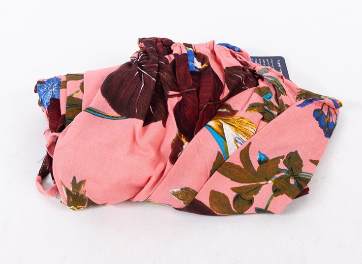 تاپ شلوارک نخی طرحدار