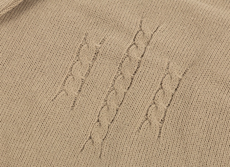 بلوز بافت مردانه یقه گرد نیم پیچ