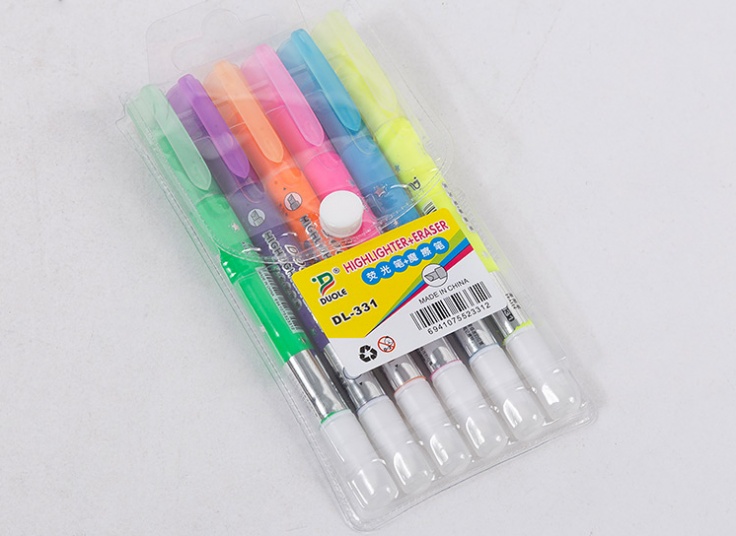 ماژیک هایلایتر پاک کن دار Duole