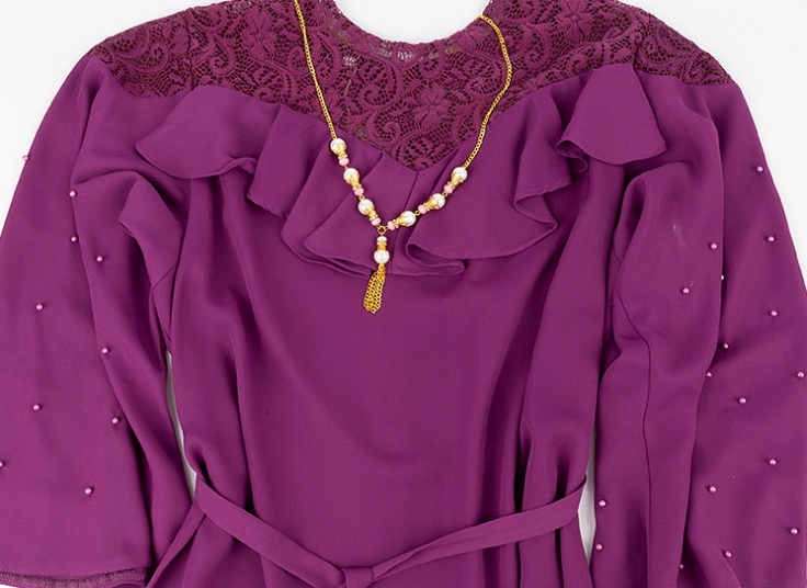 شومیز بلند کرپ حریر زنانه