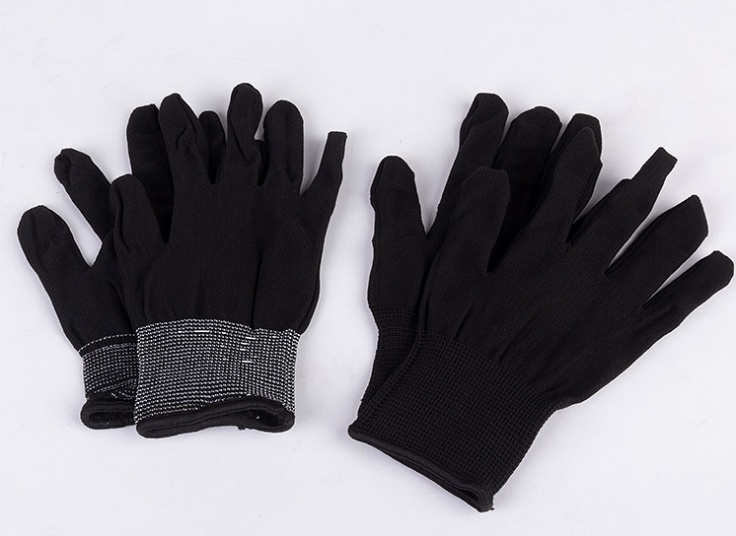 دستکش کار نخی رنگی