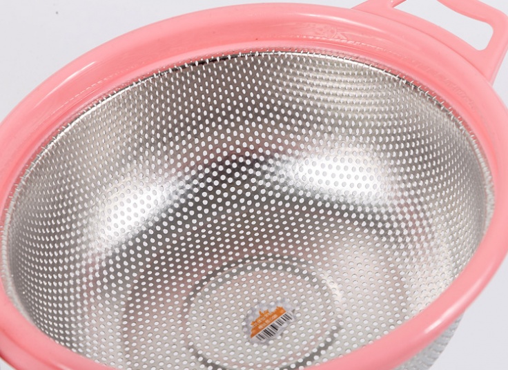 آبکش استیل دور پلاستیک