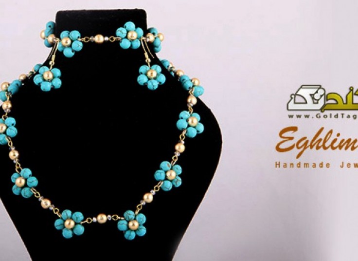 دستبند ، گوشواره ، گردنبند صدف Eghlimeh