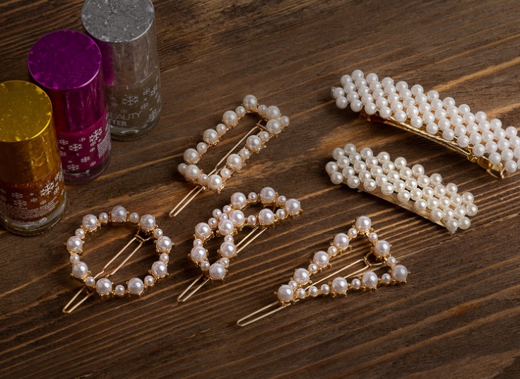 گیره مو مرواریدی