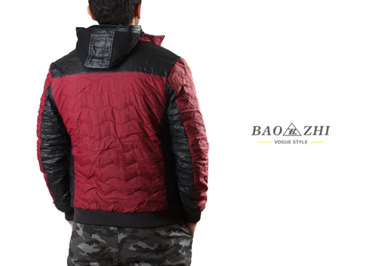 کاپشن مردانه کلاهدار BAOZHI