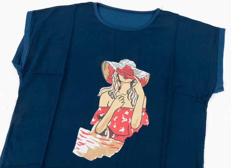 تیشرت زنانه چاپدار