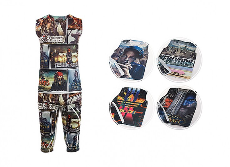 حلقه ای و برمودا طرحدار مردانه