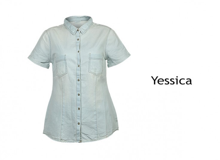 شومیز زنانه طرح جین Yessica