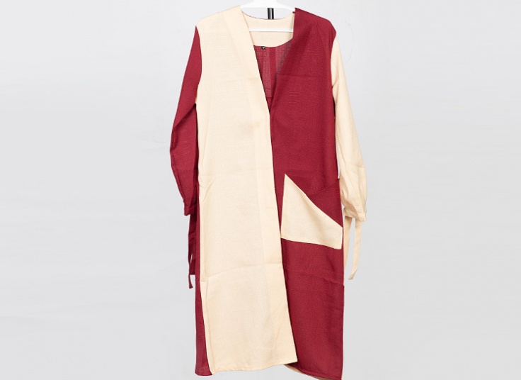 مانتو دو رنگ زنانه