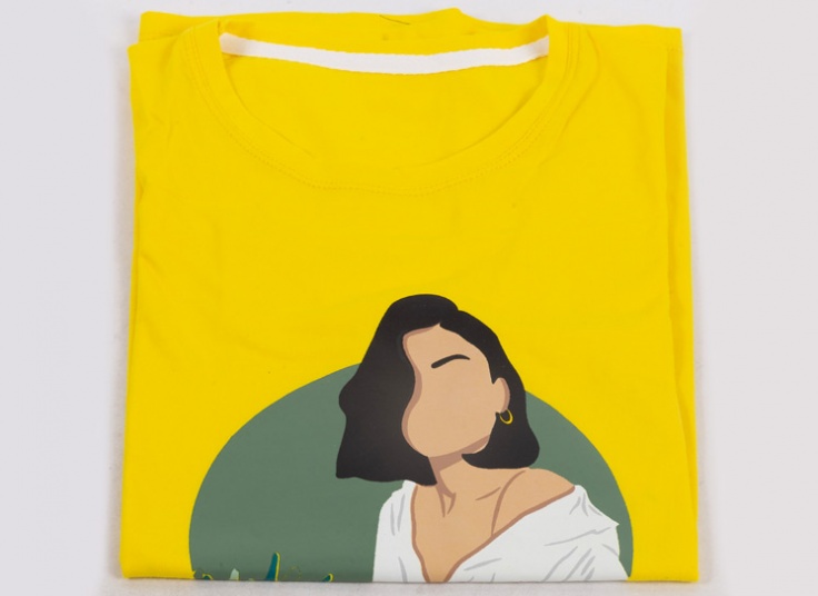 تیشرت زنانه طرح Face off