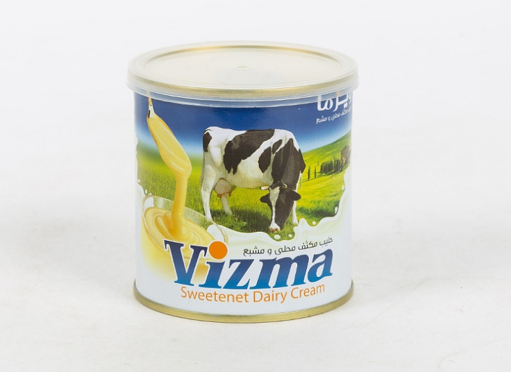 کرم خامه ای کننده لبنی شیرین vizma