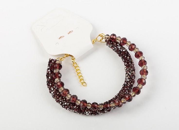 دستبند طرح کریستال