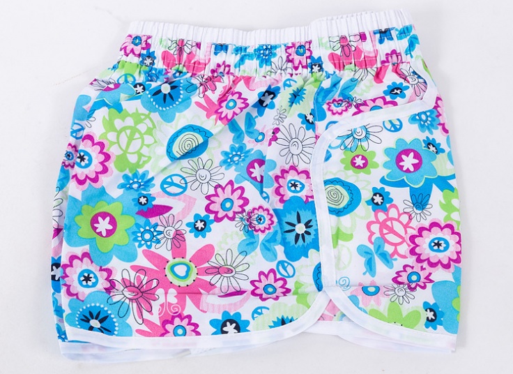 شلوارک زنانه طرح هاوایی