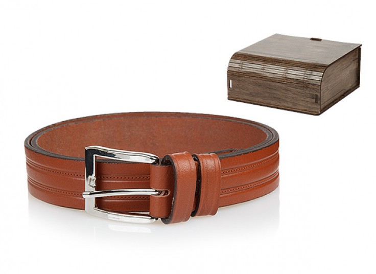 کمربند مردانه چرم طبیعی