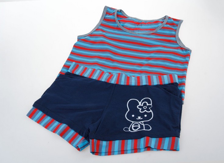 تاپ و شلوارک زنانه راه راه