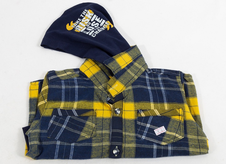 پیراهن چهارخانه پسرانه Monarch