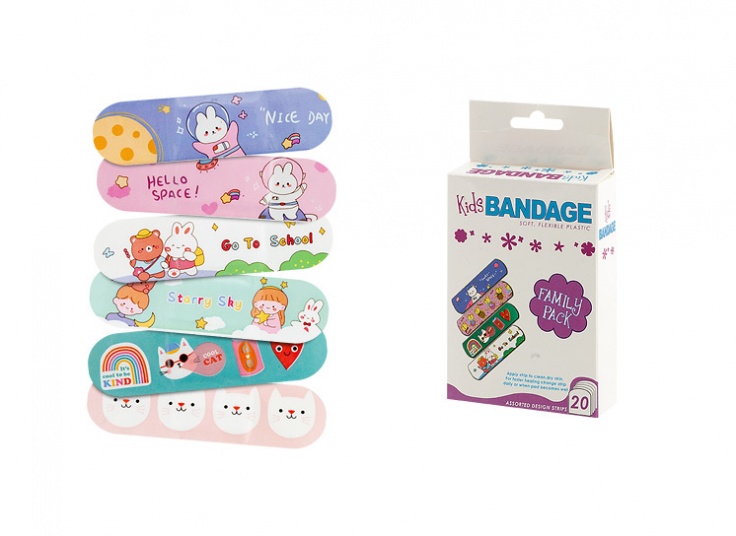 بسته 20 عددی چسب زخم فانتزی