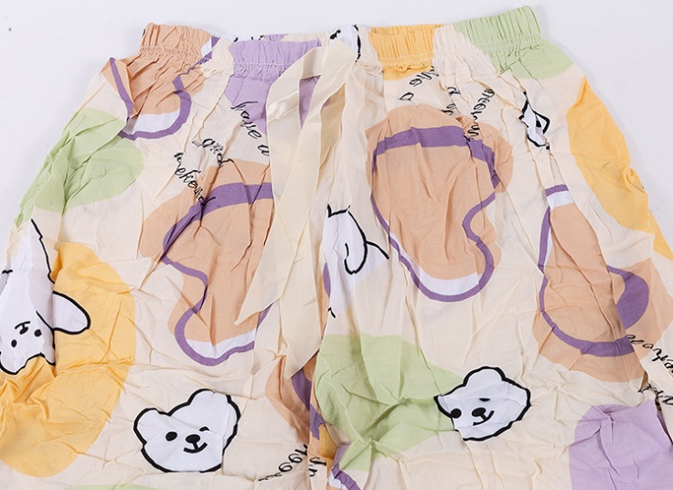 شلوار نخی فانتزی