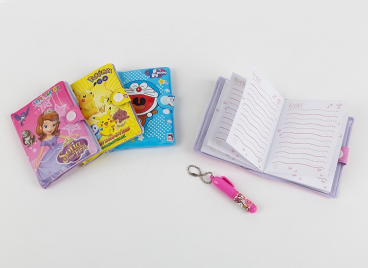 پکیج دفترچه و خودکار کارتونی