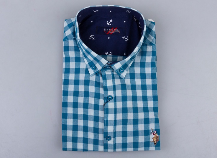 پیراهن مردانه چهارخانه US polo