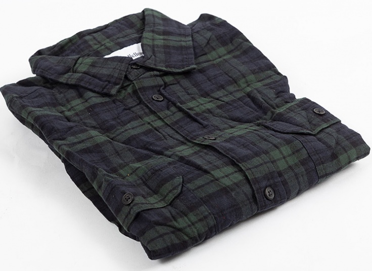 پیراهن پشمی چهار خانه