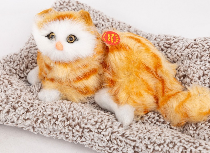 عروسک گربه بالشتی صدادار