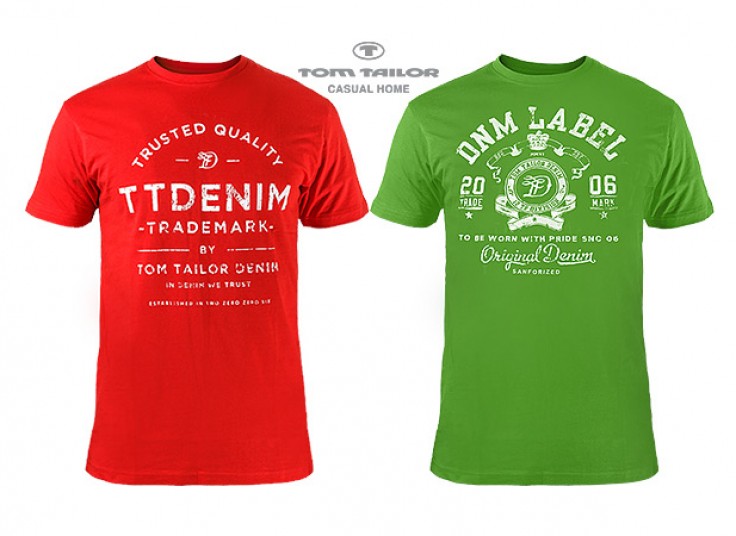 تیشرت آستین کوتاه TOM TAILOR