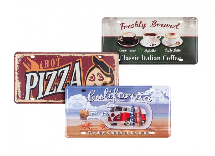 تابلو پلاک فلزی