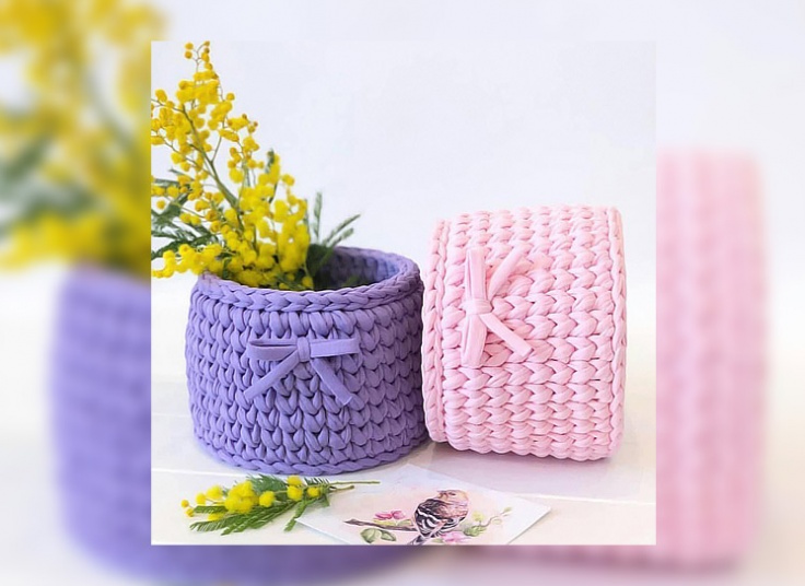 ورکشاپ بافت سبد های تریکو در موسسه هنر ماندگار پارسی