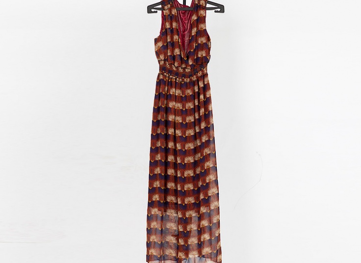 پیراهن ساحلی حریر زنانه