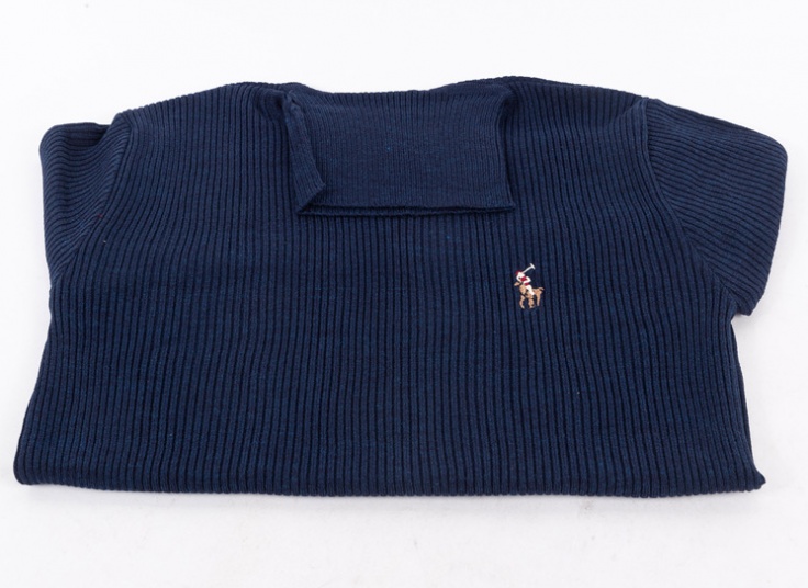 بلوز یقه اسکی بافت طرح POLO