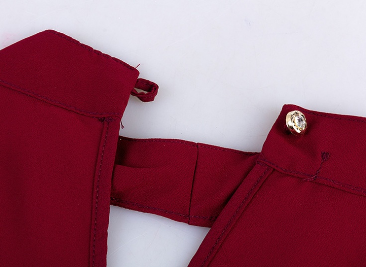 بلوز حریر قواره دار زنانه V neck