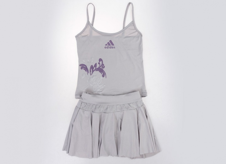 ست تاپ و دامن تنیسی طرح adidas