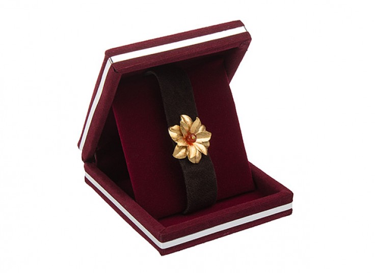 دستبند گل طلا